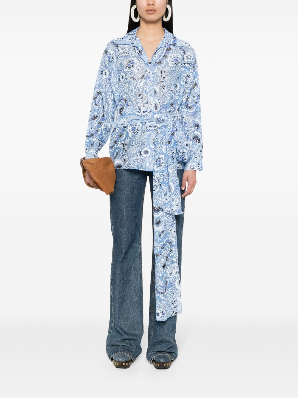 Etro Shirts Clear Blue - VivaceVenus