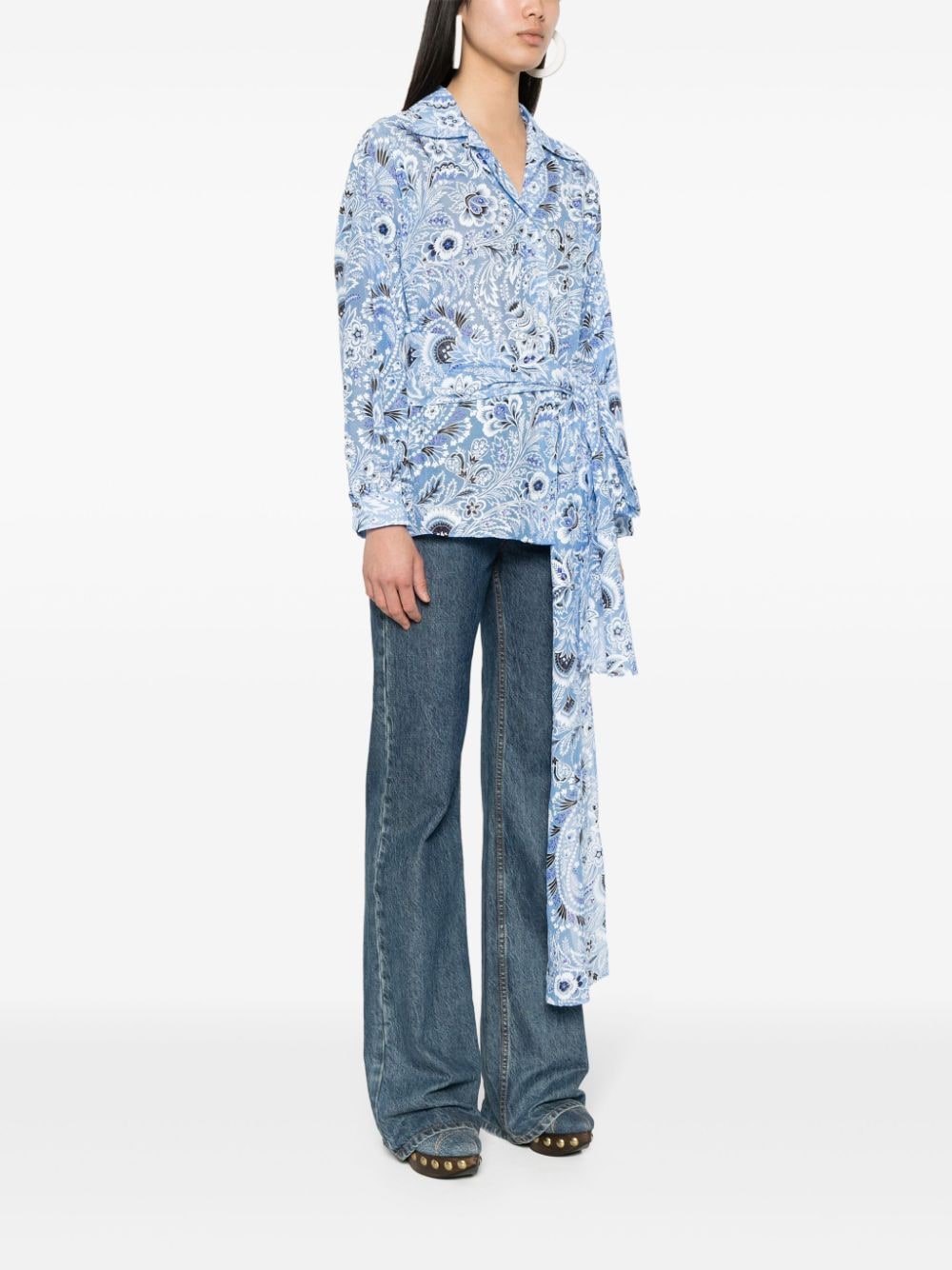 Etro Shirts Clear Blue - VivaceVenus