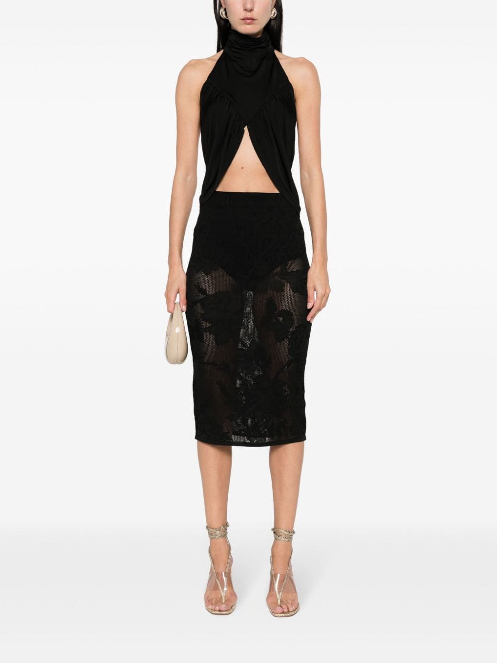 Blumarine Skirts Black - VivaceVenus