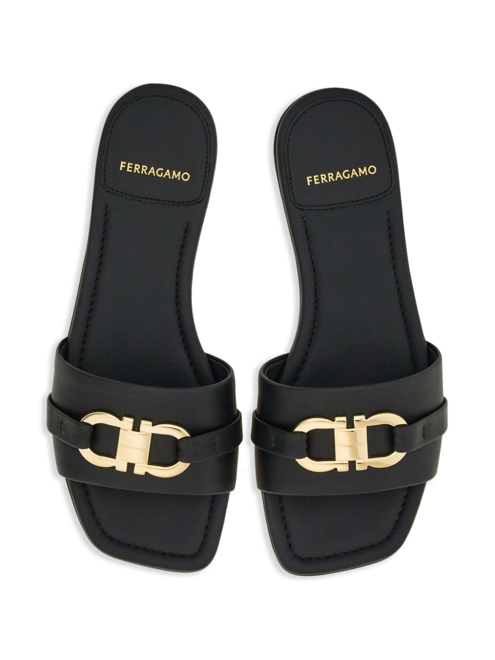 Ferragamo Sandals Black - VivaceVenus