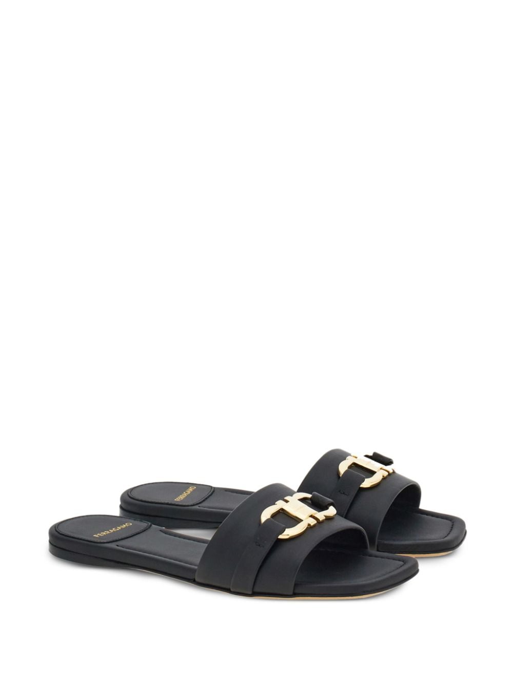 Ferragamo Sandals Black - VivaceVenus