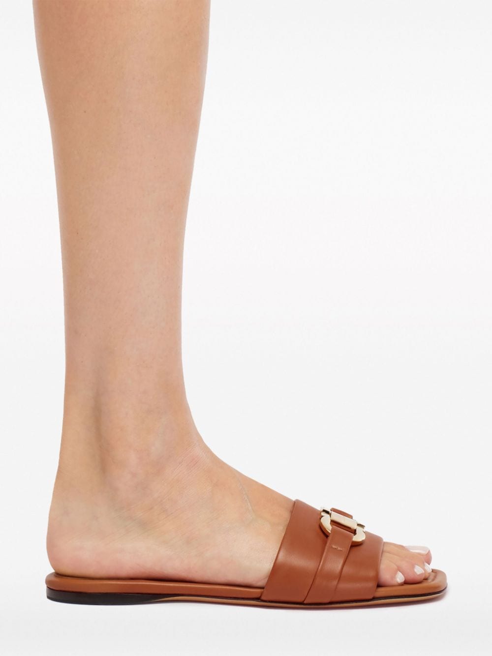 Ferragamo Sandals Leather Brown - VivaceVenus