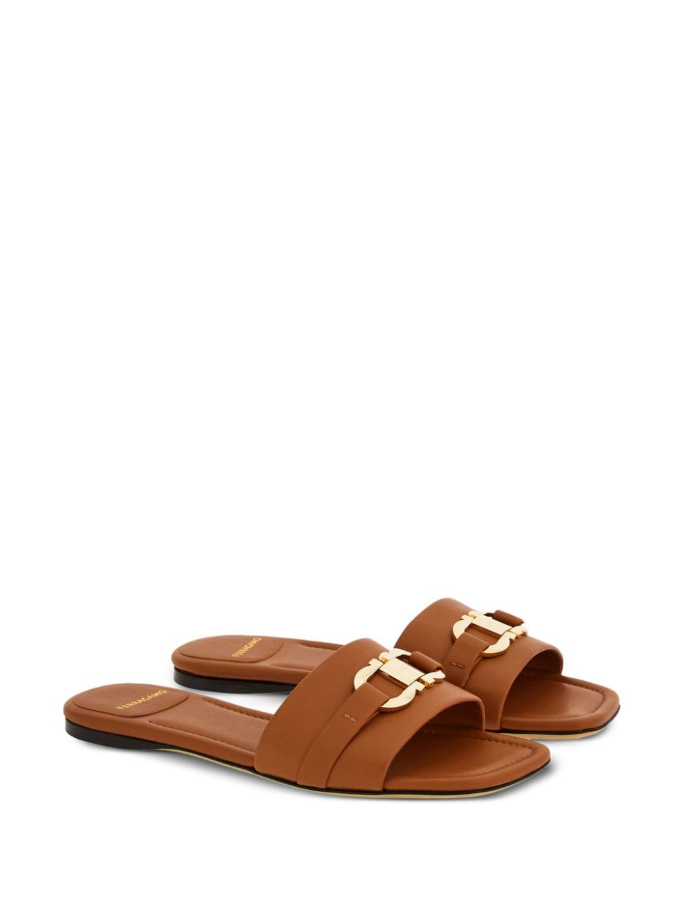 Ferragamo Sandals Leather Brown - VivaceVenus