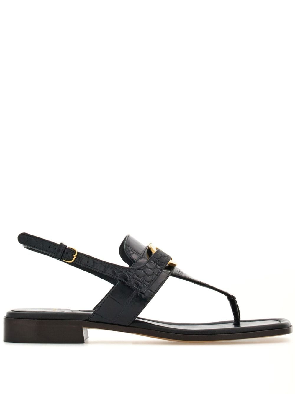 Ferragamo Sandals Black - VivaceVenus