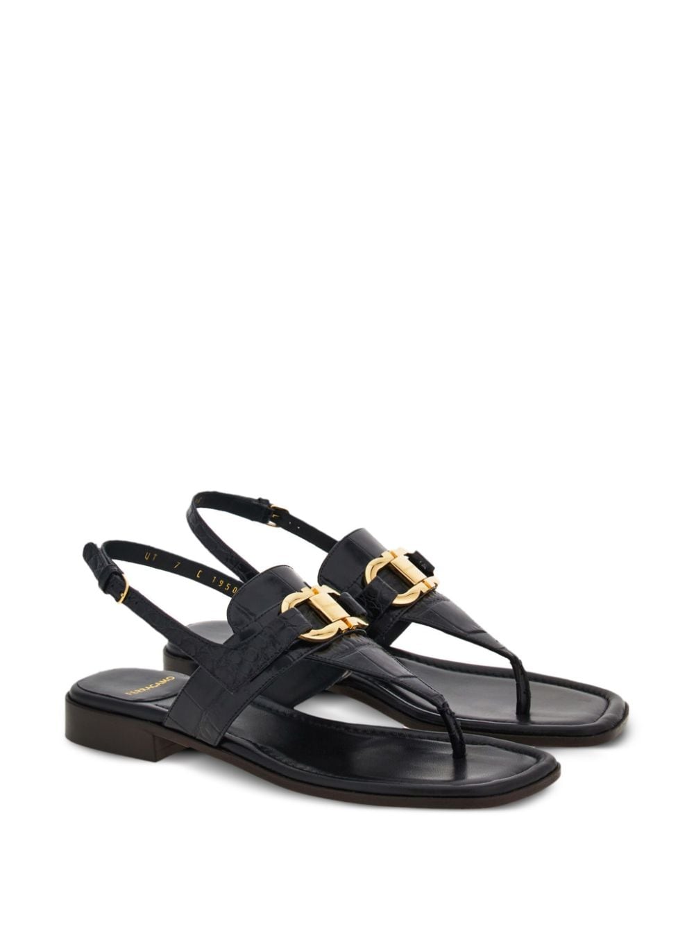 Ferragamo Sandals Black - VivaceVenus