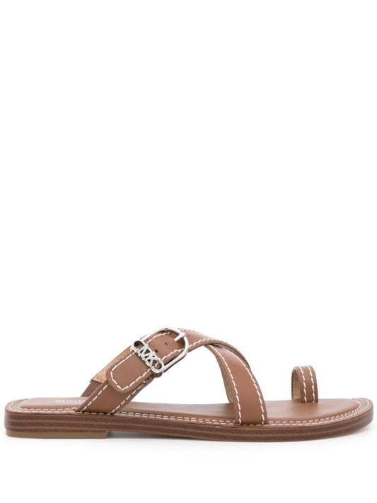 MMK Sandals Leather Brown - VivaceVenus