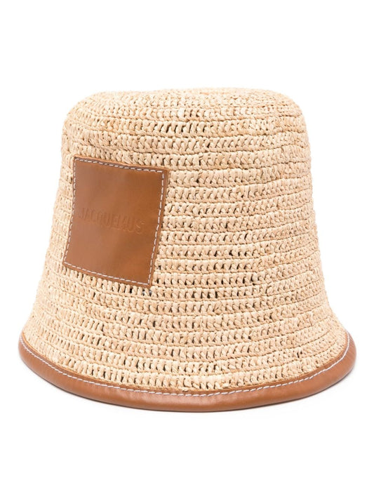 JACQUEMUS Hats Leather Brown - VivaceVenus