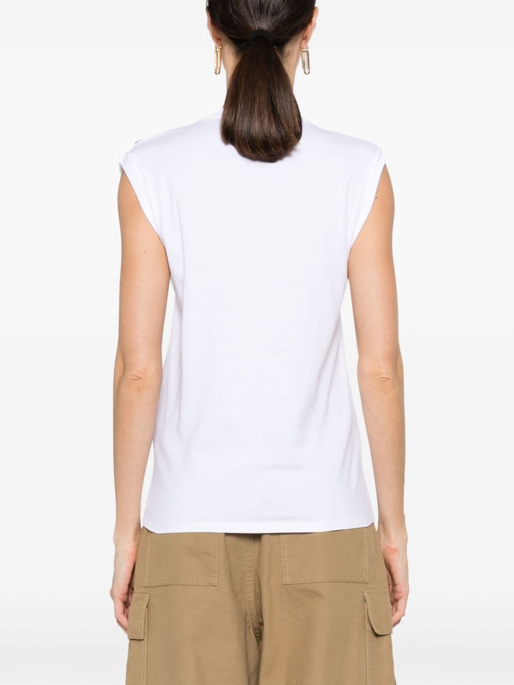 Balmain Top White - VivaceVenus