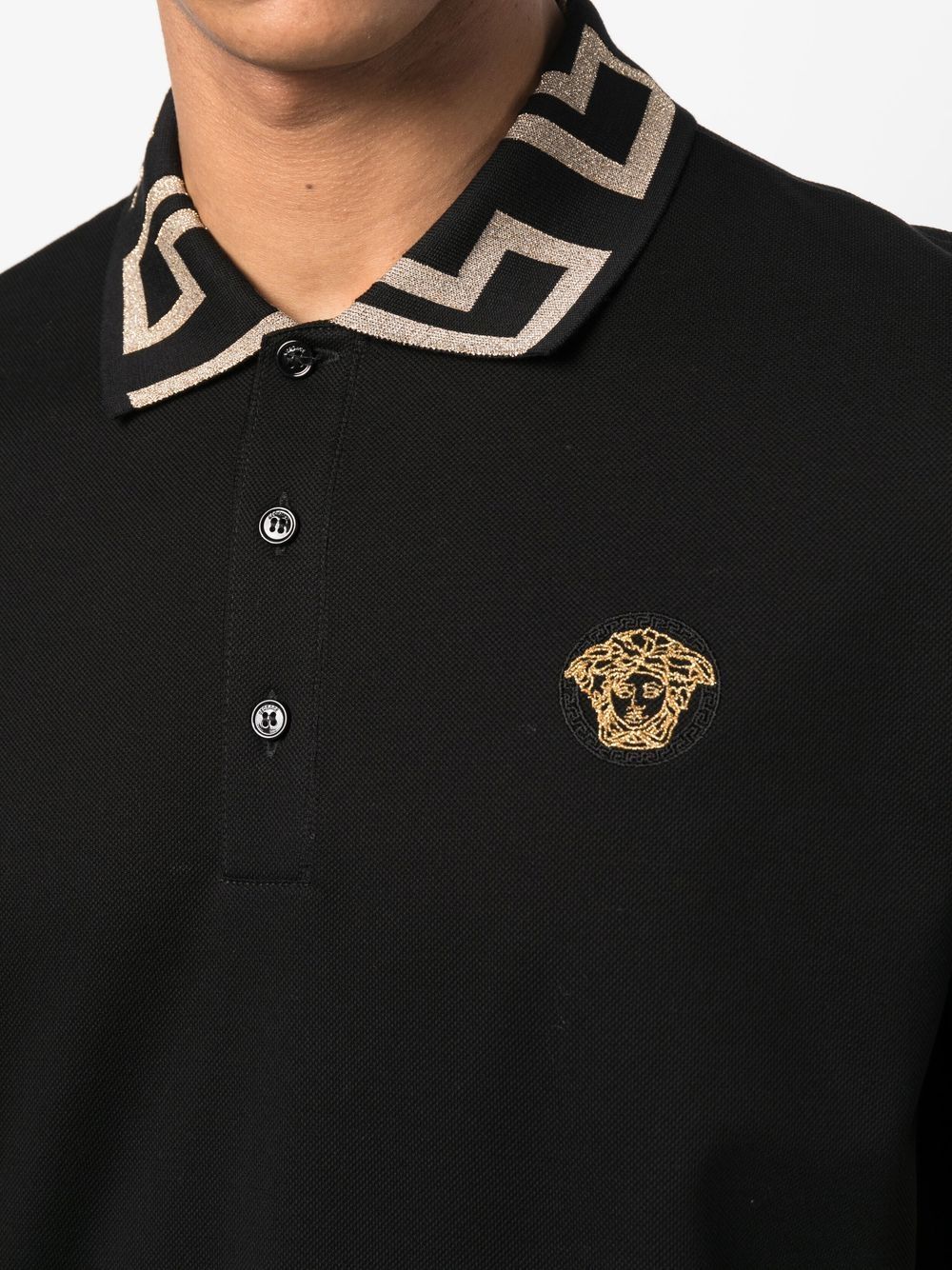 Versace T-shirts and Polos Black - VivaceVenus