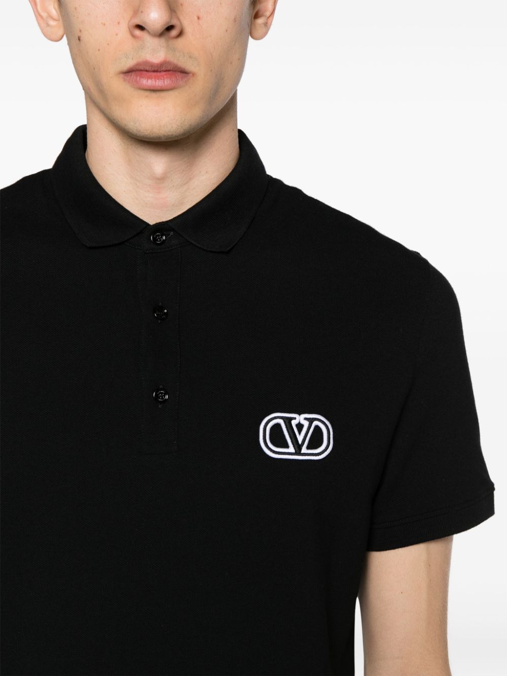 Valentino T-shirts and Polos Black - VivaceVenus