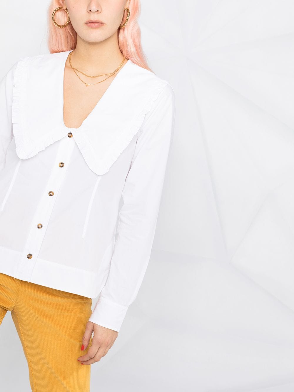 GANNI Shirts White - VivaceVenus