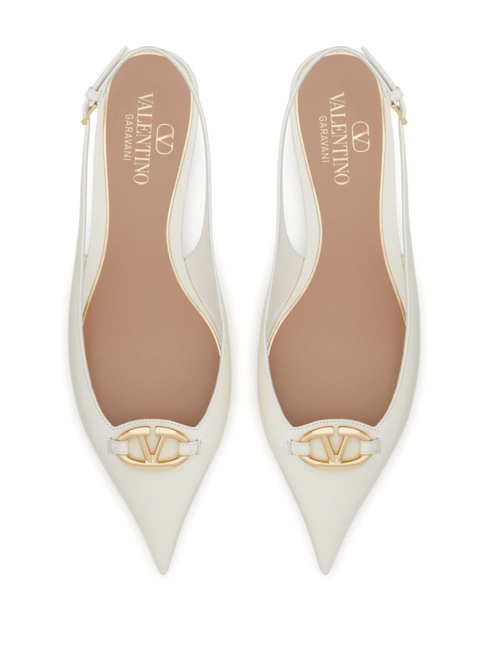 Valentino Garavani Flat shoes White - VivaceVenus