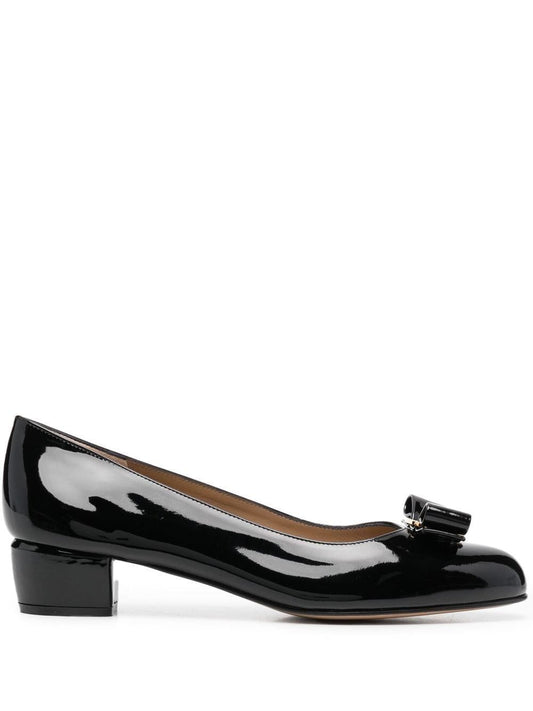 Ferragamo With Heel Black - VivaceVenus