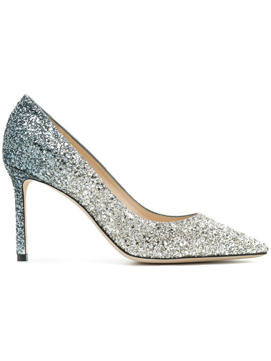 Jimmy Choo With Heel Silver - VivaceVenus