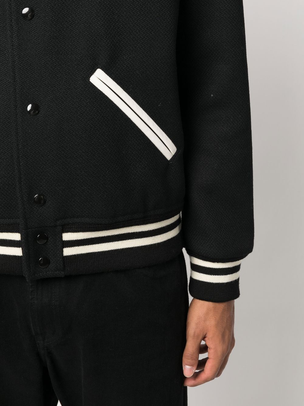 Saint Laurent  Coats Black - VivaceVenus