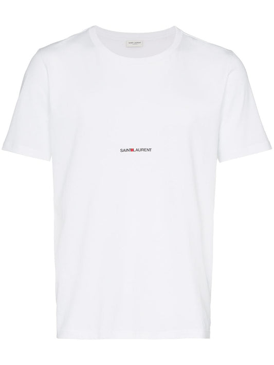 Saint Laurent  T-shirts and Polos White - VivaceVenus