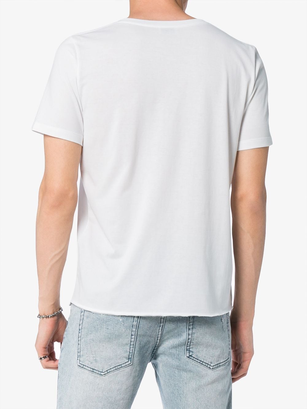 Saint Laurent  T-shirts and Polos White - VivaceVenus