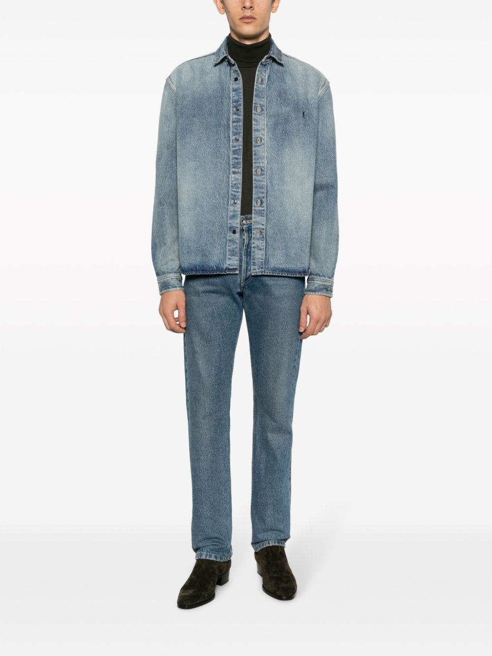 Saint Laurent  Shirts Clear Blue - VivaceVenus