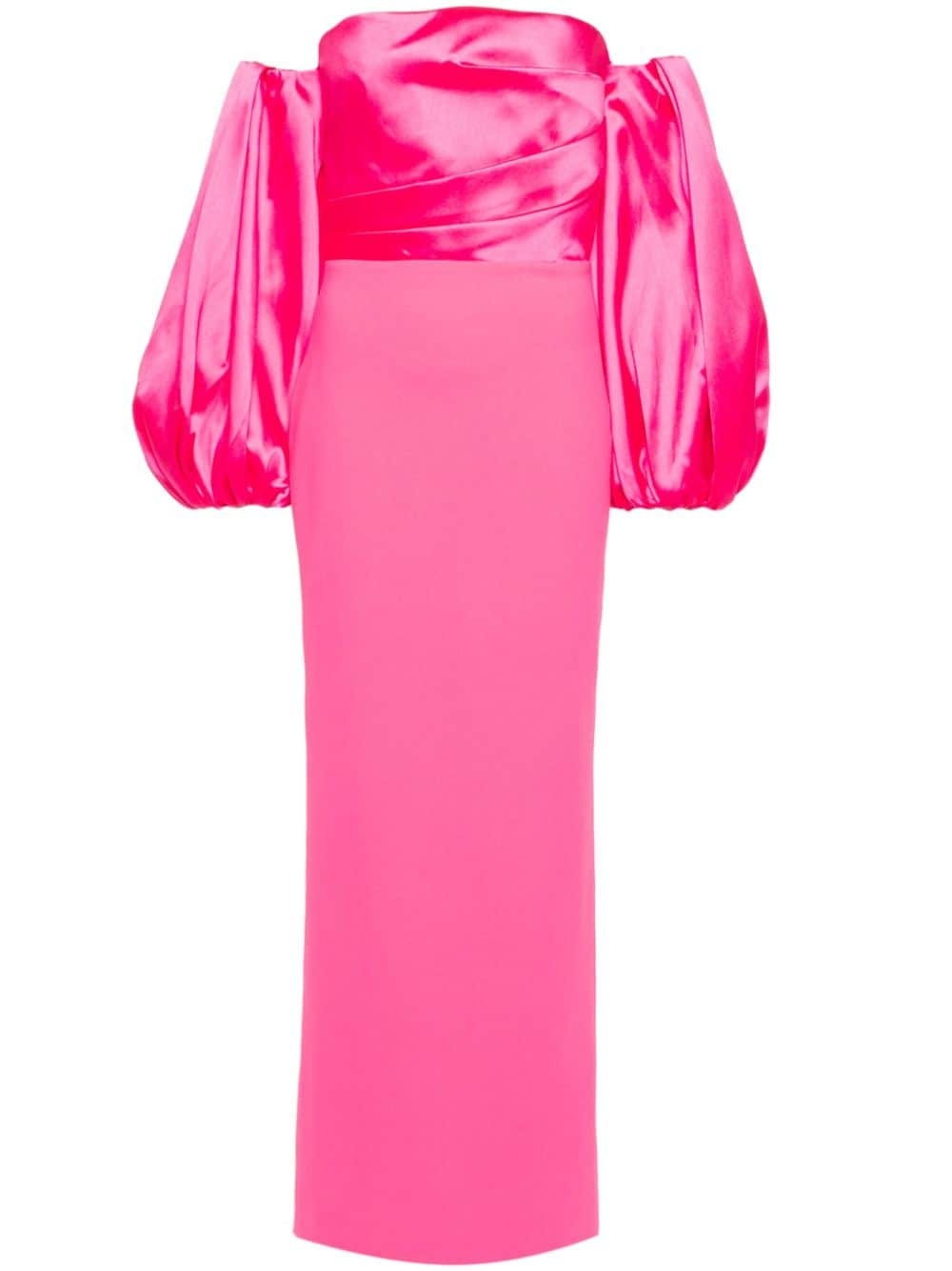 Solace London Dresses Fuchsia - VivaceVenus