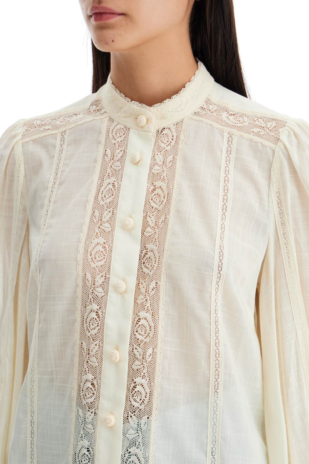 Zimmermann halliday lace-trimmed shirt - VivaceVenus