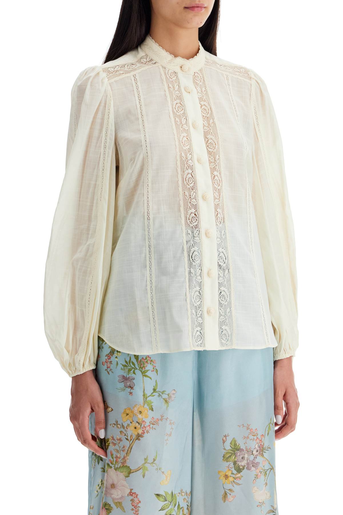 Zimmermann halliday lace-trimmed shirt - VivaceVenus