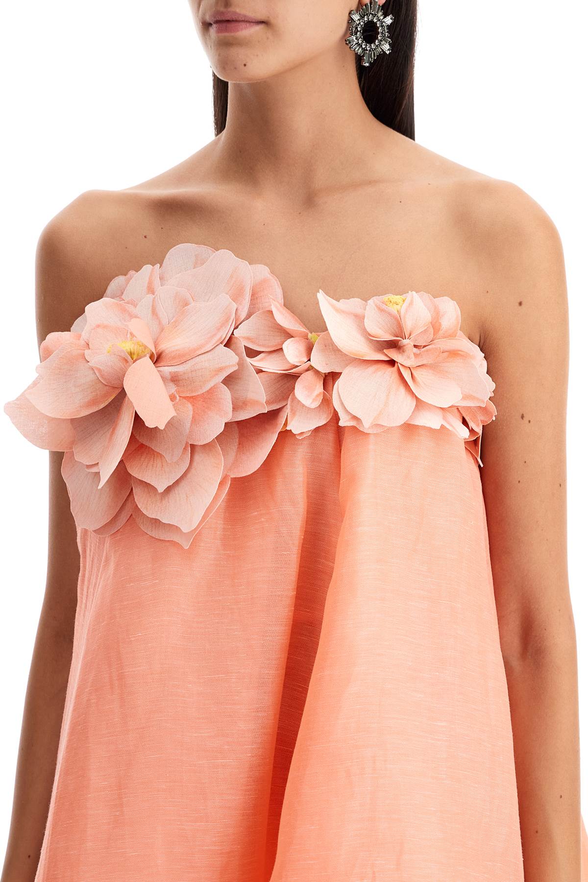 Zimmermann 'mini organza dress with petal - VivaceVenus