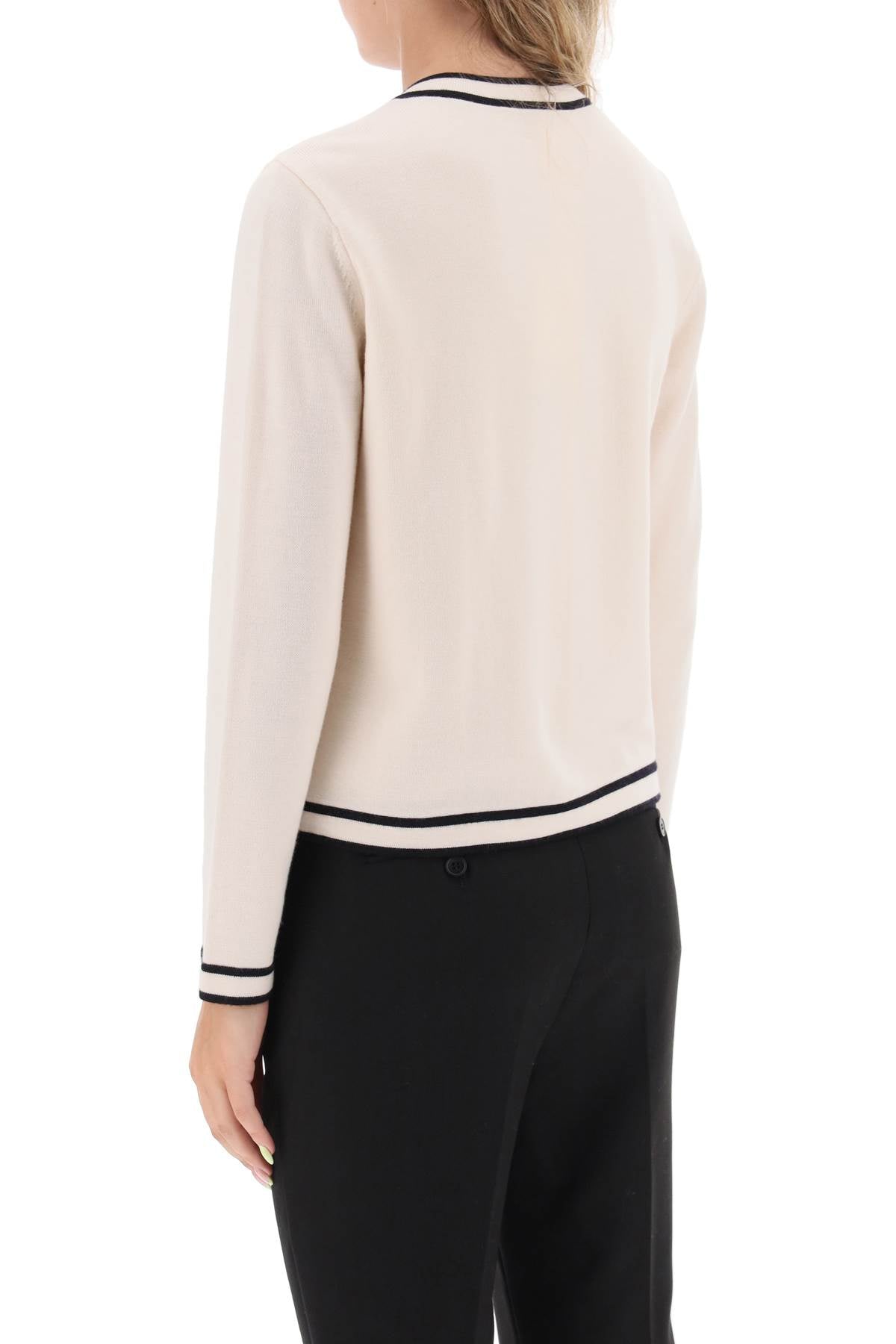 Tory Burch kendra merino wool cardigan - VivaceVenus