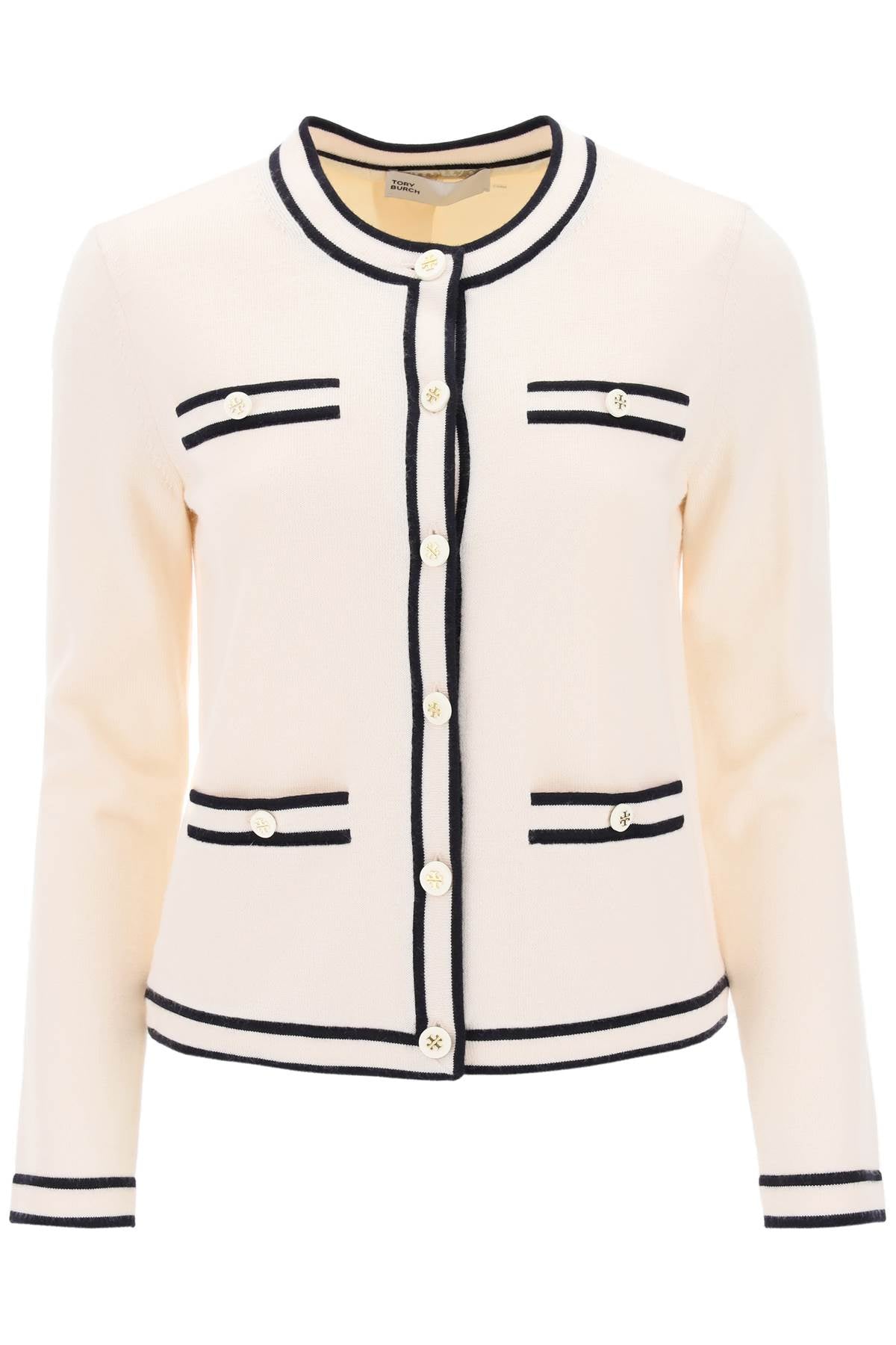 Tory Burch kendra merino wool cardigan - VivaceVenus