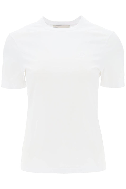 Tory Burch regular t-shirt with embroidered logo