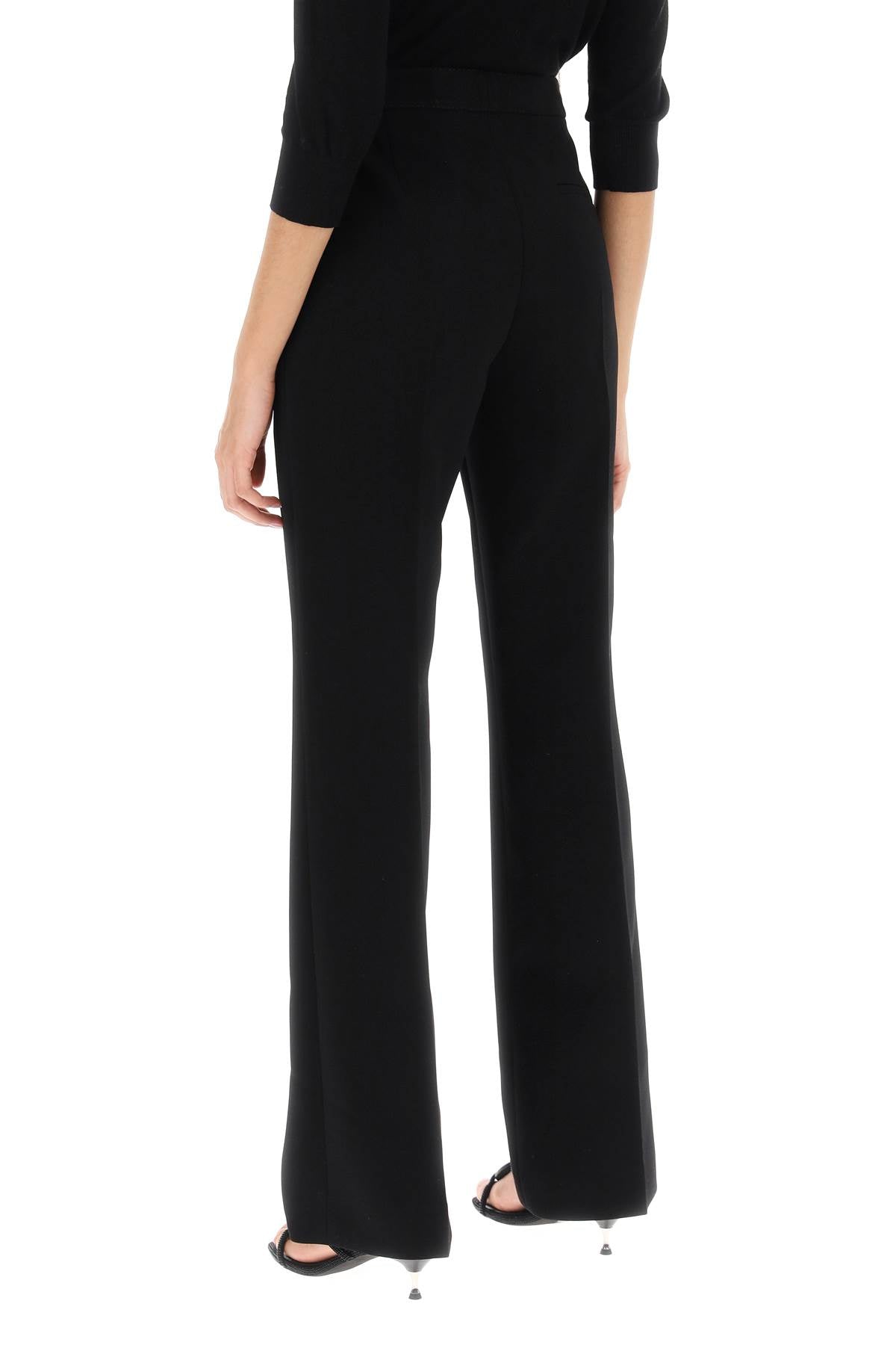 Tory Burch straight leg pants in crepe cady - VivaceVenus