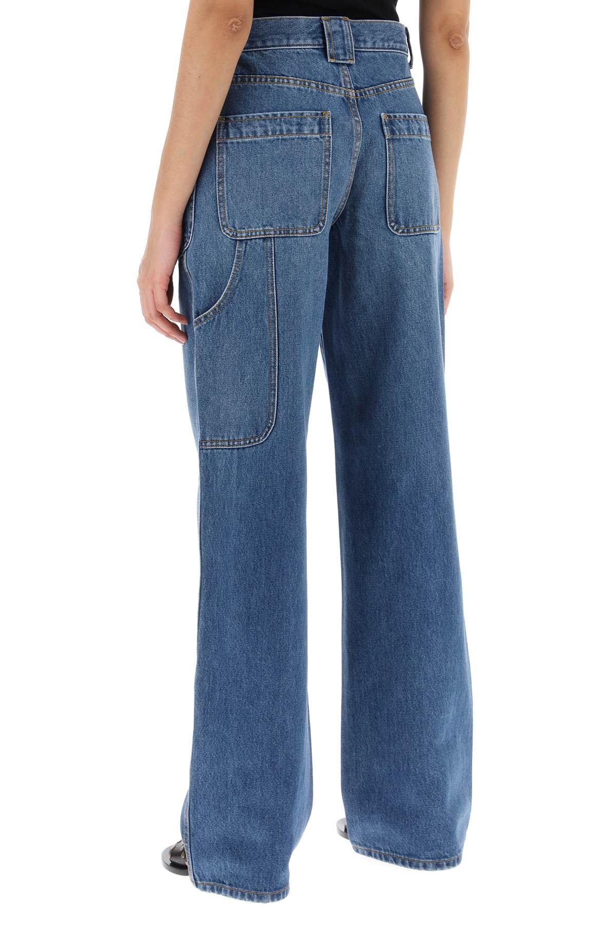 Tory Burch high-waisted cargo style jeans in - VivaceVenus