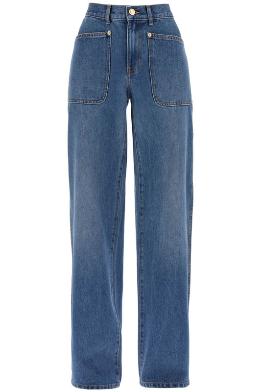 Tory Burch high-waisted cargo style jeans in - VivaceVenus