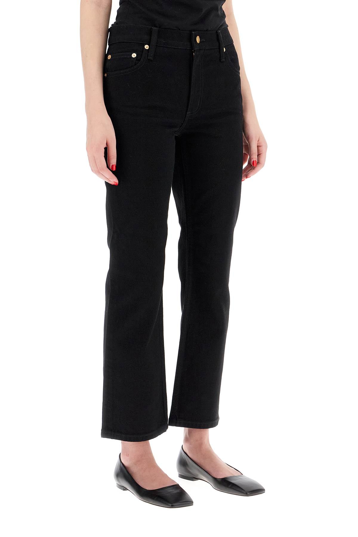 Tory Burch low-waisted kick flare jeans - VivaceVenus