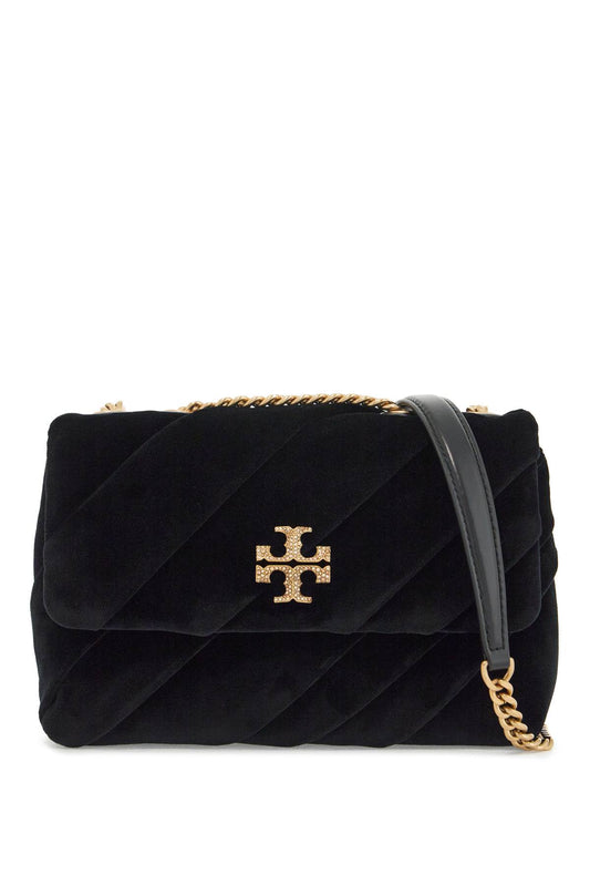 Tory Burch small kira velvet shoulder bag. - VivaceVenus