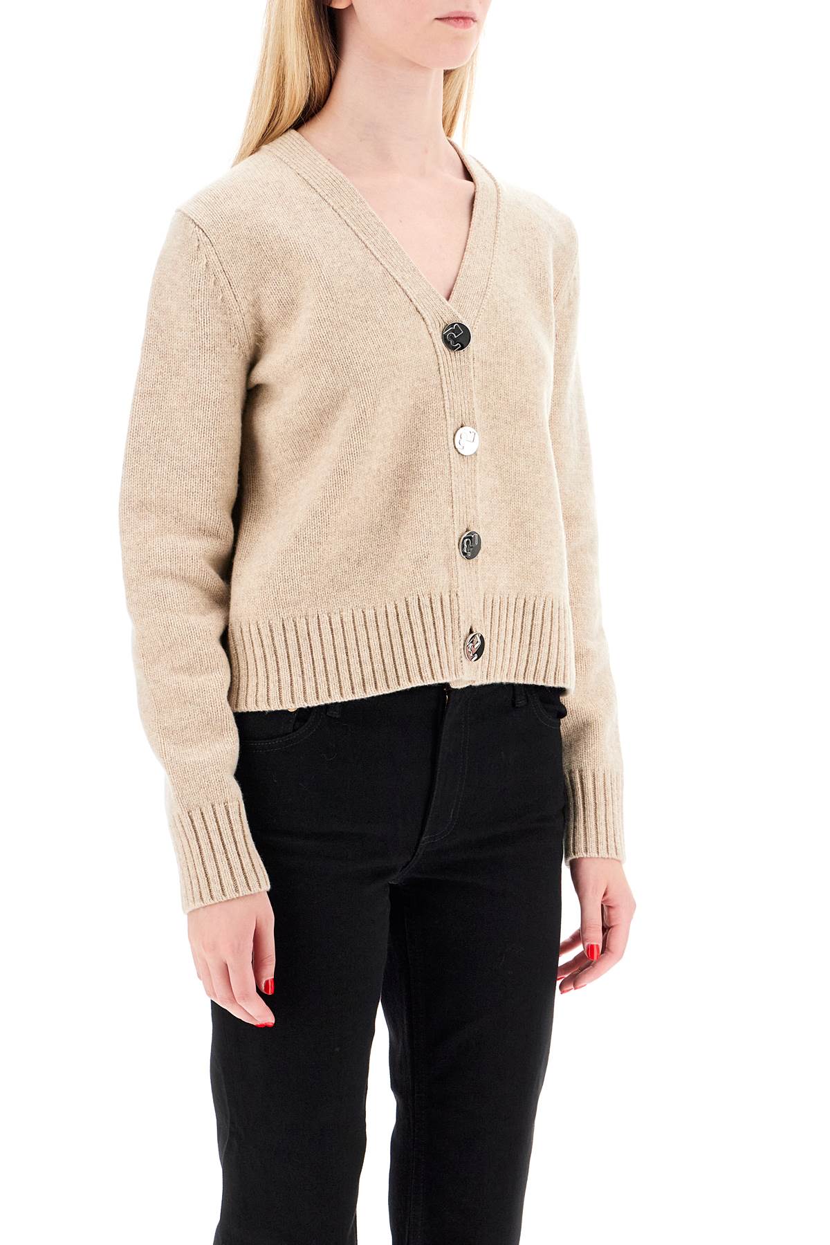 Tory Burch short wool cardigan for women - VivaceVenus