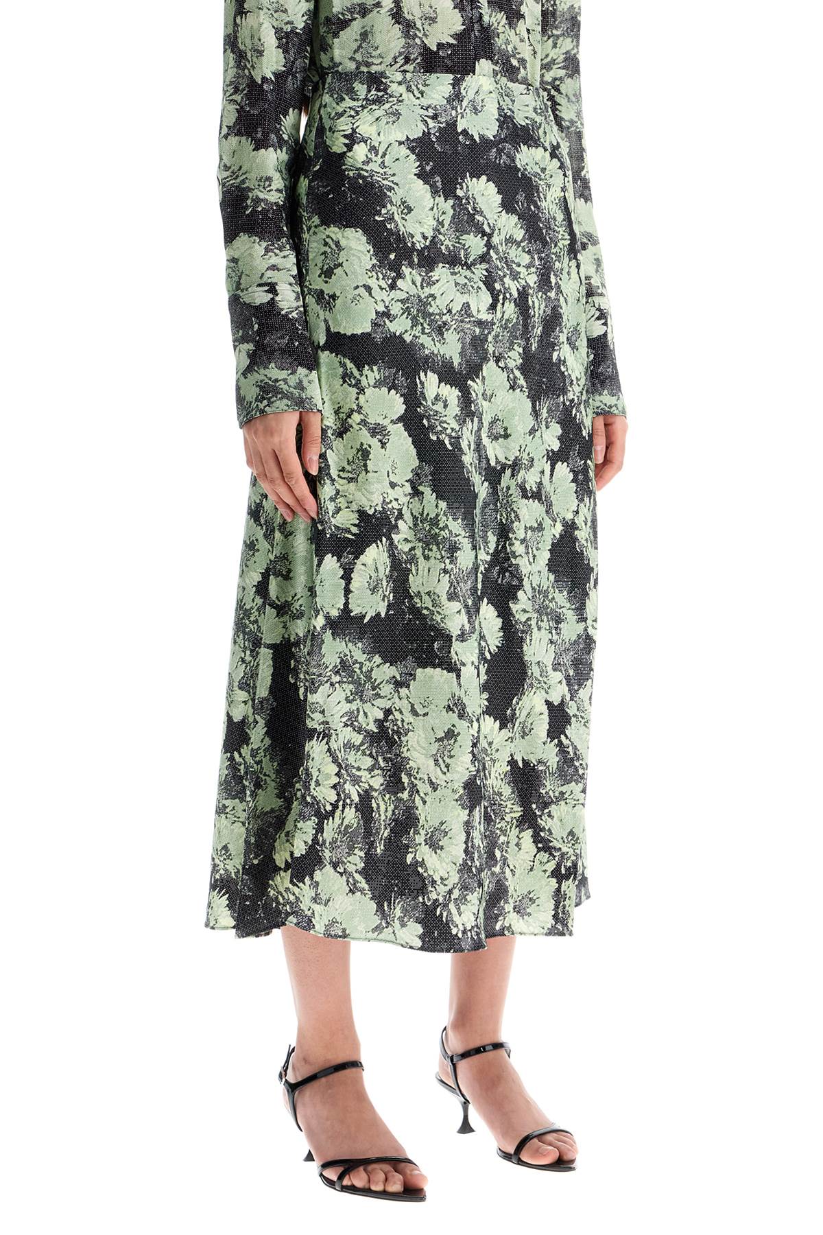 Tory Burch printed satin skirt - VivaceVenus