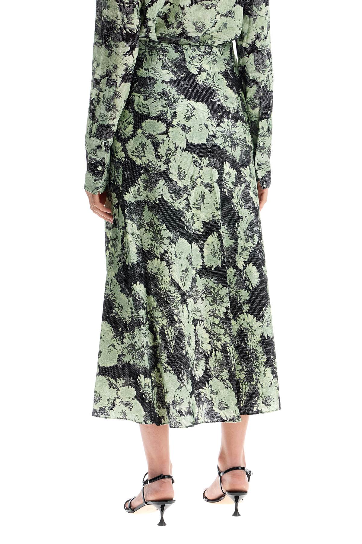 Tory Burch printed satin skirt - VivaceVenus