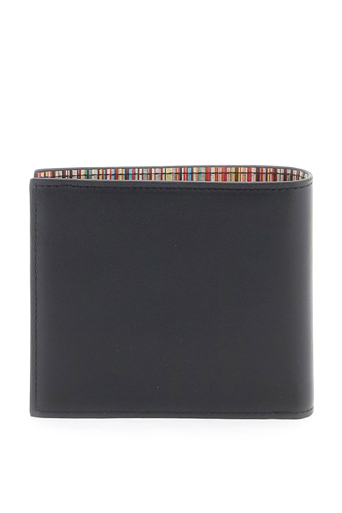 Paul Smith Signature Stripe Bifold Wallet   Black