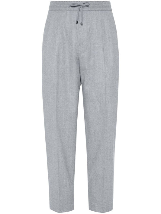 Brunello Cucinelli Trousers Light Grey - VivaceVenus