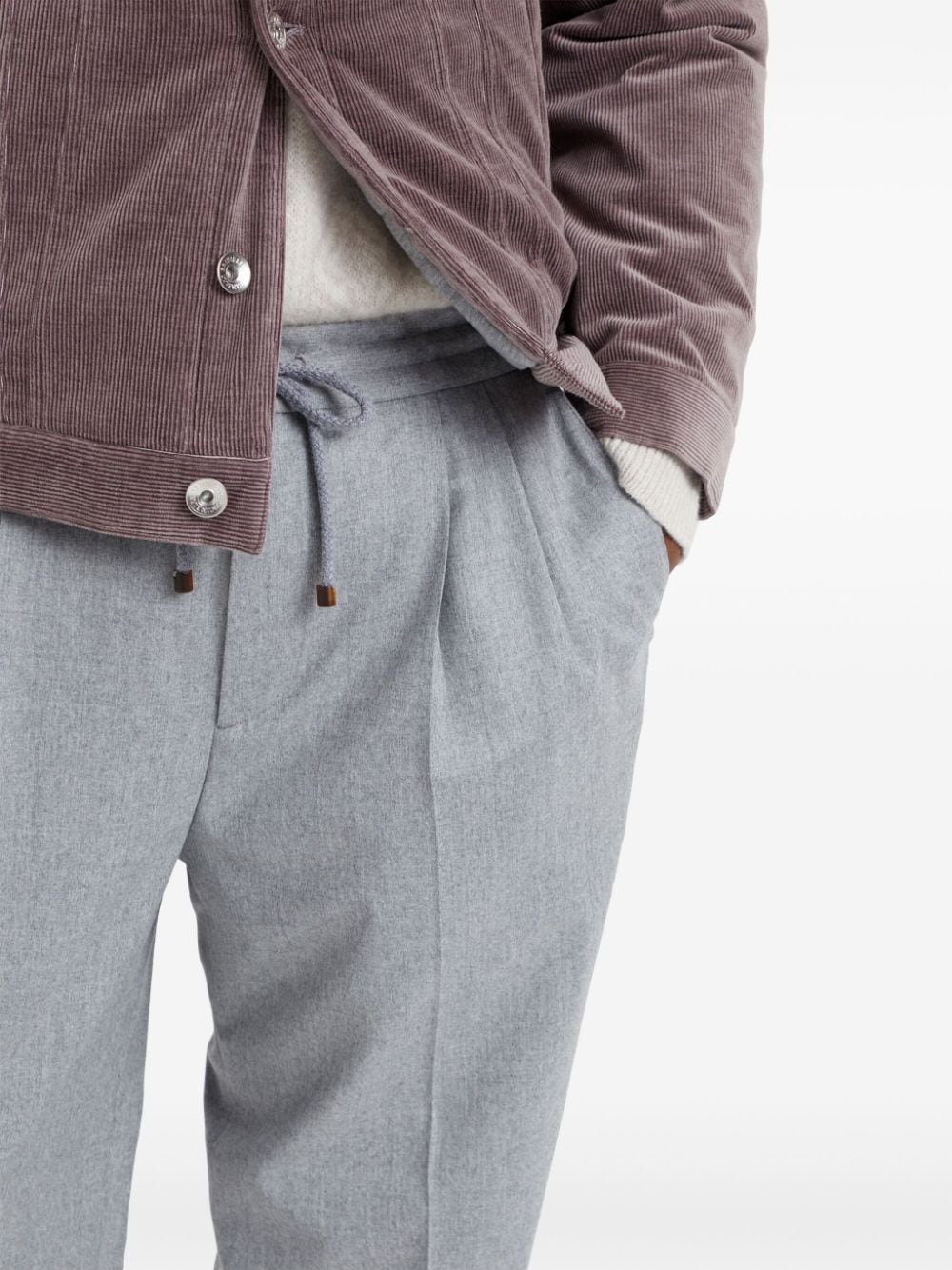 Brunello Cucinelli Trousers Light Grey