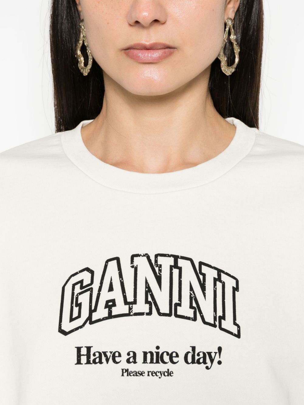 GANNI Sweaters White - VivaceVenus