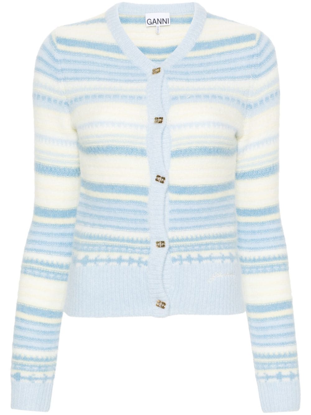 GANNI Sweaters Clear Blue - VivaceVenus