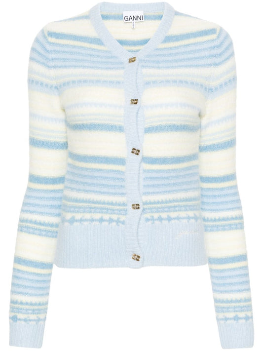 GANNI Sweaters Clear Blue - VivaceVenus