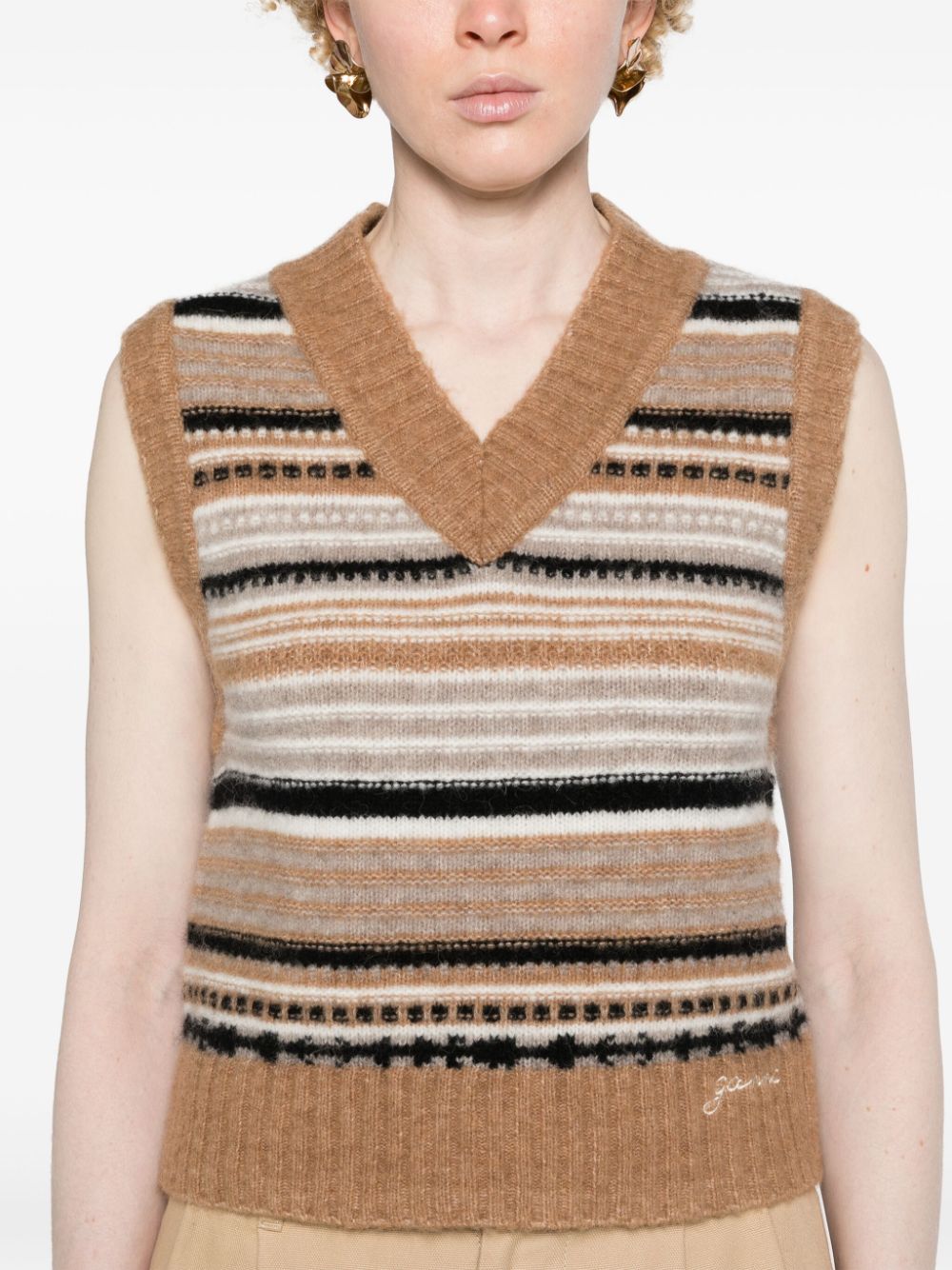 GANNI Sweaters Beige - VivaceVenus