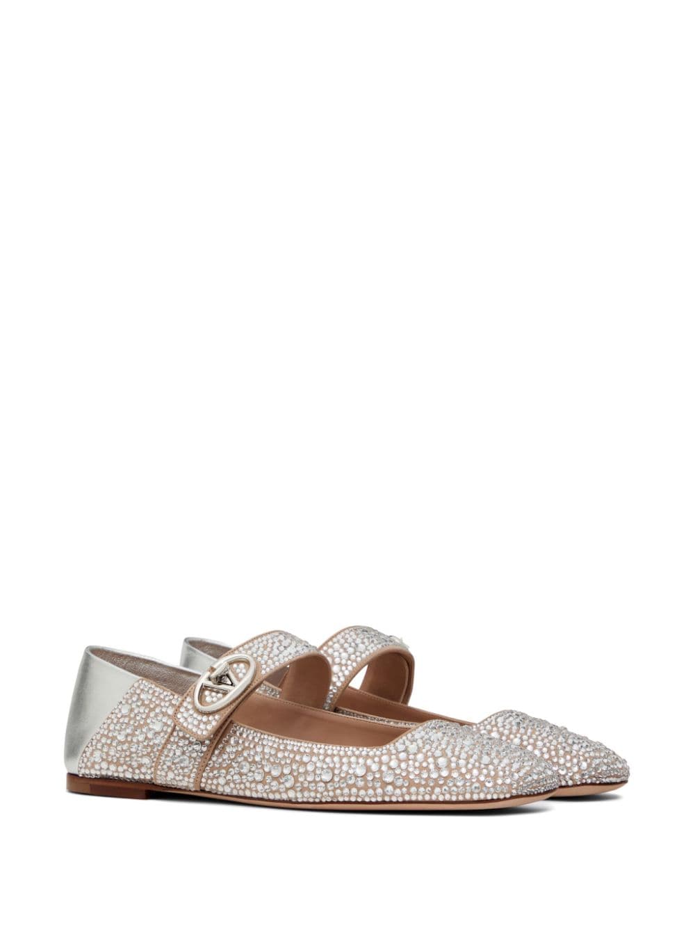 Valentino Garavani Flat shoes Silver - VivaceVenus