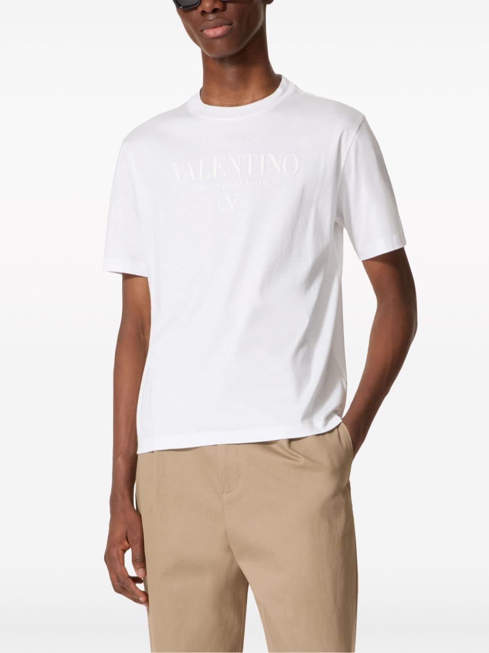 Valentino T-shirts and Polos White