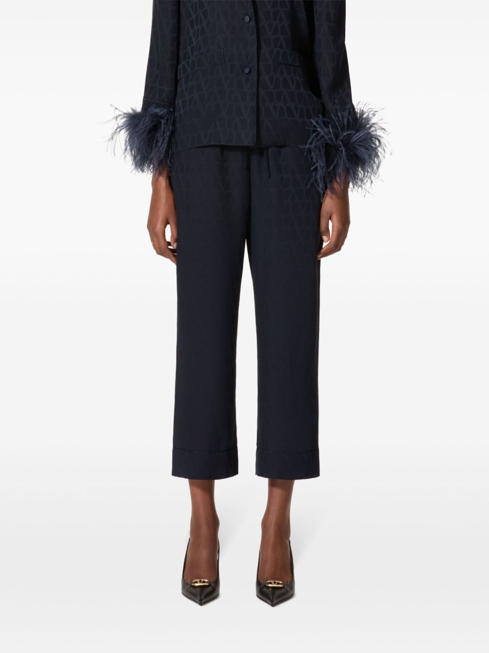 Valentino Trousers Blue - VivaceVenus