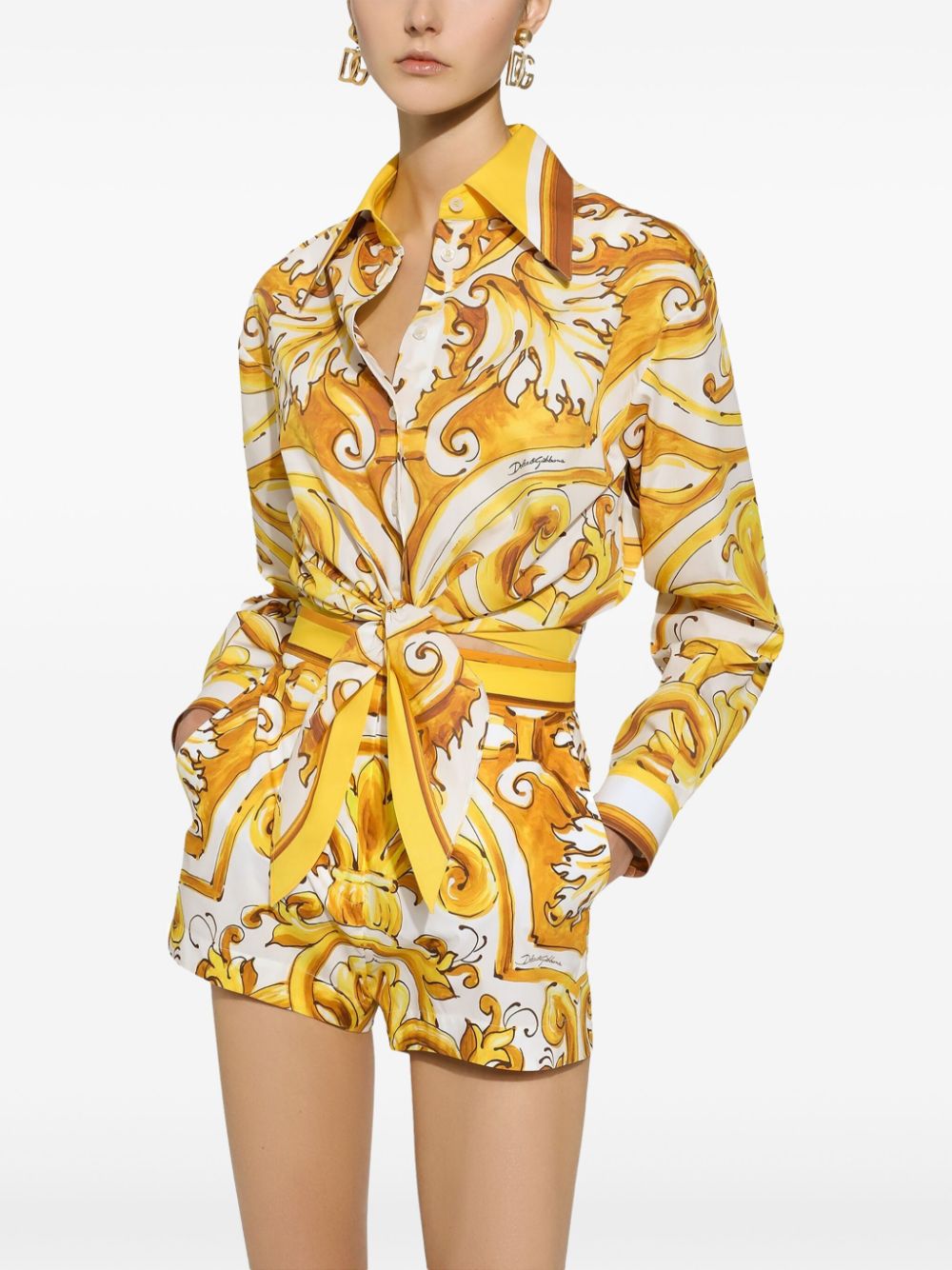 Dolce & Gabbana Shirts Yellow - VivaceVenus