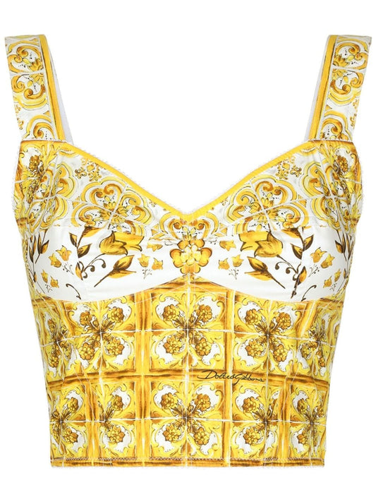 Dolce & Gabbana Top Yellow - VivaceVenus