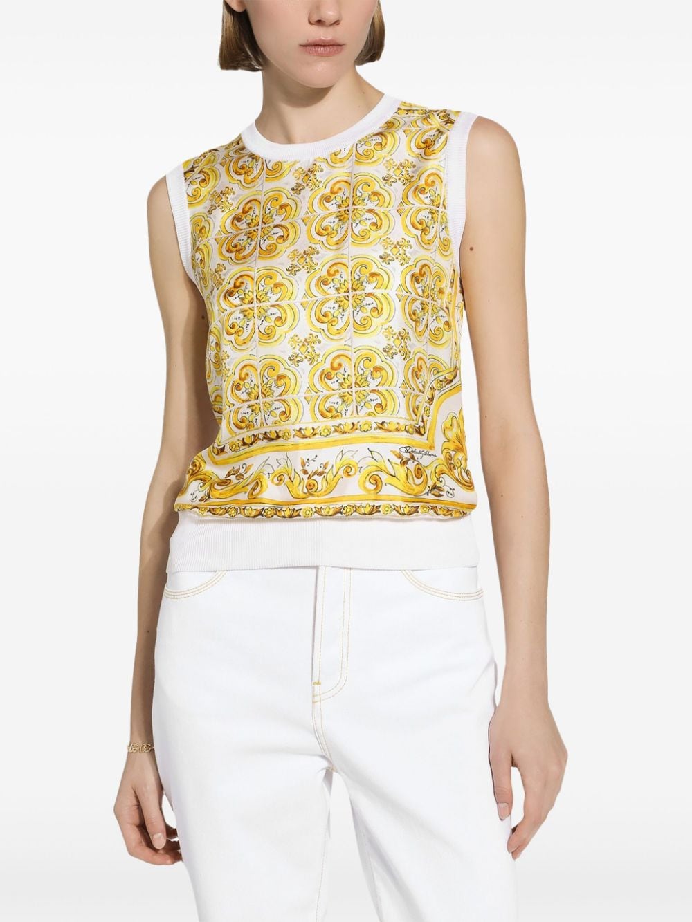 Dolce & Gabbana Top Yellow - VivaceVenus